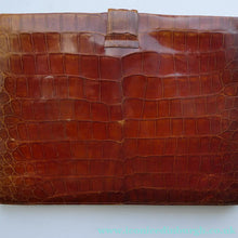 Load image into Gallery viewer, Vintage Genuine Asprey Crocodile Skin Document Wallet or Ipad Case ASPREY LONDON
