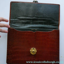 Load image into Gallery viewer, Vintage Genuine Asprey Crocodile Skin Document Wallet or Ipad Case ASPREY LONDON
