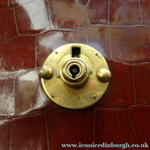 Load image into Gallery viewer, Vintage Genuine Asprey Crocodile Skin Document Wallet or Ipad Case ASPREY LONDON
