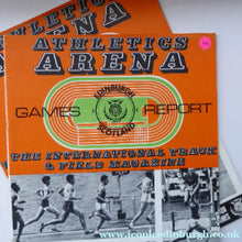 Load image into Gallery viewer, ATHLETICS Arena. Two Official Report of the Commonwealth Games. EDINBURGH 1970. VERY Rare Publications. Soft Cover
