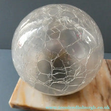 Load image into Gallery viewer, Original 1930s ART DECO Lamp. Roe Deer with Crackle Glass Shade &amp; Black Marble
