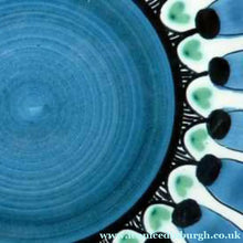 Load image into Gallery viewer, Attractive Vintage 1950s / 60s NORWEGIAN Hand Made Plate. Elle Pottery
