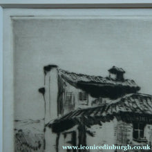 Load image into Gallery viewer, Lionel Arthur Lindsay Australian Artist 1920s Drypoint Old Bridge at Sospel
