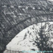 Load image into Gallery viewer, Lionel Arthur Lindsay Australian Artist 1920s Drypoint Old Bridge at SospelLionel Arthur Lindsay Australian Artist 1920s Drypoint Old Bridge at Sospel
