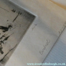 Load image into Gallery viewer, Lionel Arthur Lindsay Australian Artist 1920s Drypoint Old Bridge at Sospel

