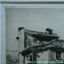 Load image into Gallery viewer, Lionel Arthur Lindsay Australian Artist 1920s Drypoint Old Bridge at Sospel
