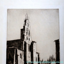 Load image into Gallery viewer, AUSTRALIAN ARTIST. Lionel Arthur Lindsay (1874 - 1861) Drypoint Etching.  St Lesmes, Burgos (1926)
