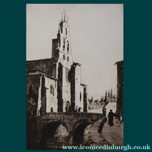 Load image into Gallery viewer, AUSTRALIAN ARTIST. Lionel Arthur Lindsay (1874 - 1861) Drypoint Etching.  St Lesmes, Burgos (1926)
