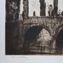 Load image into Gallery viewer, AUSTRALIAN ARTIST. Lionel Arthur Lindsay (1874 - 1861) Drypoint Etching.  St Lesmes, Burgos (1926)
