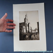 Load image into Gallery viewer, AUSTRALIAN ARTIST. Lionel Arthur Lindsay (1874 - 1861) Drypoint Etching.  St Lesmes, Burgos (1926)
