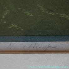 Load image into Gallery viewer, Original 1920s Colour Woodcut by John Hall Thorpe (1874 - 1947) THE CARAVAN. Pencil Signed
