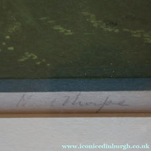 Load image into Gallery viewer, Original 1920s Colour Woodcut by John Hall Thorpe (1874 - 1947) THE CARAVAN. Pencil Signed
