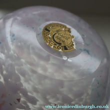 Load image into Gallery viewer, B/ Fabulous Little X ZA Shape Antique Scottish Monart Glass Bowl. With Original Paper Label on the Base 
