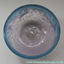 Load image into Gallery viewer, B/ Fabulous Little X ZA Shape Antique Scottish Monart Glass Bowl. With Original Paper Label on the Base 
