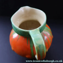 Load image into Gallery viewer, Large 1930s TUDOR Ceramics Art Deco Colourful Dripware Jug. Height 6 1/2 inches
