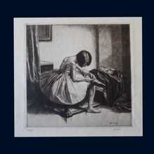Load image into Gallery viewer, Herbert Johnson Harvey (1884 - 1928)  "A Child of the Ballet"  Etching on paper; 1920s
