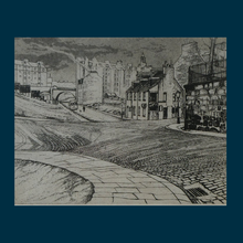 Load image into Gallery viewer, SCOTTISH ART: Rare 1970s ABERBEEN PUBS Etching: "The Spa Bar" or "Well O’ Spa Bar" by William J. Watson. Pencil Signed
