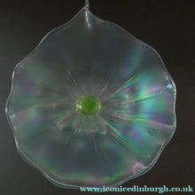 Load image into Gallery viewer, Antique ART NOUVEAU John Walsh Walsh Uranium Glass Water Lily Comport
