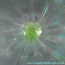 Load image into Gallery viewer, Antique ART NOUVEAU John Walsh Walsh Uranium Glass Water Lily Comport
