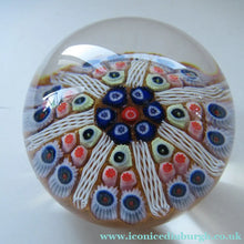 Load image into Gallery viewer, 1950s Scottish Glass Paperweight Vasart Millefiori
