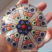 Load image into Gallery viewer, 1950s Scottish Glass Paperweight Vasart Millefiori
