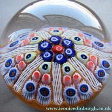 Load image into Gallery viewer, 1950s Scottish Glass Paperweight Vasart Millefiori

