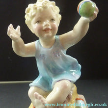 Load image into Gallery viewer, Figurine by Freda Doughty. Sunday's Child ROYAL WORCESTER. Model No. 3256
