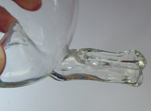 Load image into Gallery viewer, RARE GEORGIAN GLASS Bird Feeder with Bristol Blue Knop Finial; 1830s
