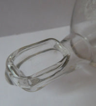 Load image into Gallery viewer, RARE GEORGIAN GLASS Bird Feeder with Bristol Blue Knop Finial; 1830s 
