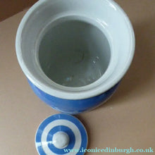 Load image into Gallery viewer, 1930s Cornishware Storage Jar: Almonds

