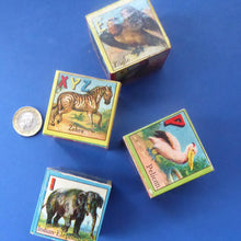 Load image into Gallery viewer, Antique Victorian 1900 Wooden Baby&#39;s Rattle Blocks Puzzle Game. Made in Germany
