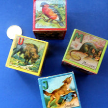 Load image into Gallery viewer, Antique Victorian 1900 Wooden Baby&#39;s Rattle Blocks Puzzle Game. Made in Germany
