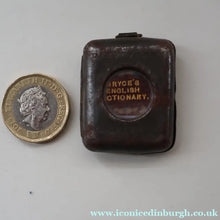 Load image into Gallery viewer, Book Collectors Special ANTIQUE: Rare "Smallest English Dictionary in the World" in Original Metal Case. Published Glasgow
