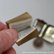 Load image into Gallery viewer, Book Collectors Special ANTIQUE: Rare "Smallest English Dictionary in the World" in Original Metal Case. Published Glasgow.

