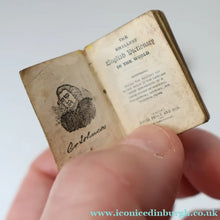 Load image into Gallery viewer, Book Collectors Special ANTIQUE: Rare "Smallest English Dictionary in the World" in Original Metal Case. Published Glasgow

