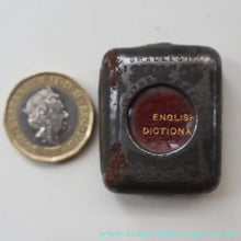 Load image into Gallery viewer, Book Collectors Special ANTIQUE: Rare "Smallest English Dictionary in the World" in Original Metal Case. Published Glasgow.

