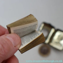 Load image into Gallery viewer, Book Collectors Special ANTIQUE: Rare "Smallest English Dictionary in the World" in Original Metal Case. Published Glasgow.

