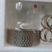 Load image into Gallery viewer, FINLAND. Pair of Ittala TASIKKA Mid-Century Glasses with Silver Tone Holders. Designed by Timo Sarpaneva
