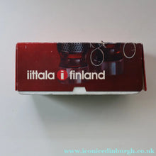 Load image into Gallery viewer, FINLAND. Pair of Ittala TASIKKA Mid-Century Glasses with Silver Tone Holders. Designed by Timo Sarpaneva
