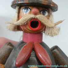 Load image into Gallery viewer, BOXED. Vintage GDR German Erzgebirge Wooden Handmade Incense Smoker. CHIMNEY SWEEP
