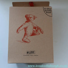 Load image into Gallery viewer, Vintage STEIFF BEAR. Classic 1909 Brown Bear with Large Yellow Satin Ribbon
