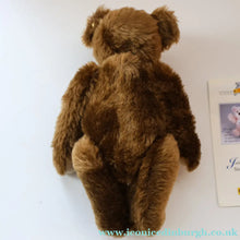 Load image into Gallery viewer, Vintage STEIFF BEAR. Classic 1909 Brown Bear with Large Yellow Satin Ribbon
