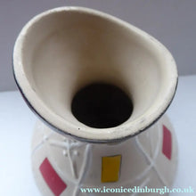 Load image into Gallery viewer, BRENTLEIGH WARE 1950s Atomic Gourd Shaped Vase: LORCA Shape and Rarer Beige Colour
