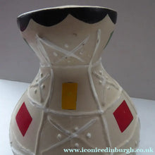Load image into Gallery viewer, BRENTLEIGH WARE 1950s Atomic Gourd Shaped Vase: LORCA Shape and Rarer Beige Colour
