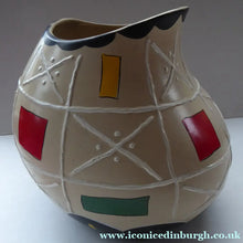 Load image into Gallery viewer, BRENTLEIGH WARE 1950s Atomic Gourd Shaped Vase: SUSA Shape and Rarer Beige Colour
