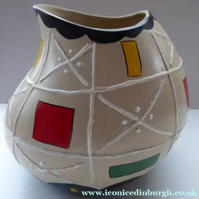 Load image into Gallery viewer, BRENTLEIGH WARE 1950s Atomic Gourd Shaped Vase: SUSA Shape and Rarer Beige Colour
