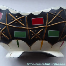 Load image into Gallery viewer, BRENTLEIGH WARE 1950s Decorative Footed Bowl: NOVENTA Shape and Black Colour
