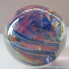Load image into Gallery viewer, 1970s Isle of Wight Paperweight. Michael Harris with Flame Pontil
