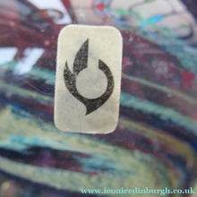 Load image into Gallery viewer, 1970s Isle of Wight Paperweight. Michael Harris with Flame Pontil
