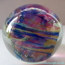 Load image into Gallery viewer, 1970s Isle of Wight Paperweight. Michael Harris with Flame Pontil
